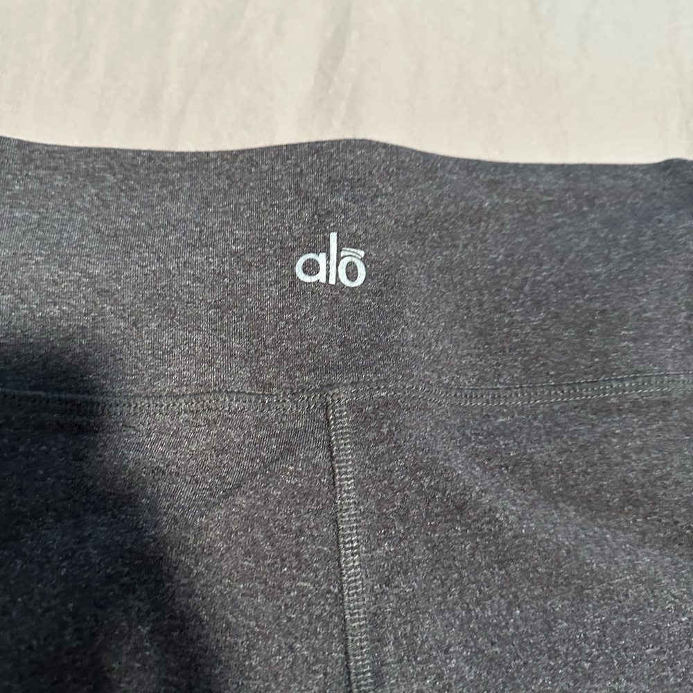 ALO Moto Leggings for Women Small Dark Gray - Picture 3 of 8